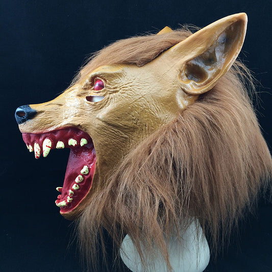 Halloween Half Human Monster Latex Mask