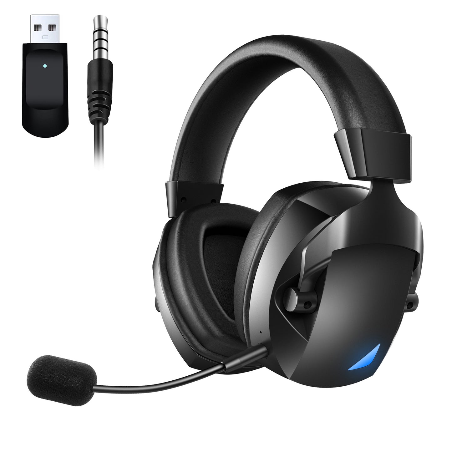 Cross-Border Over-Ear Bluetooth Wireless Microphone Gaming Headphones