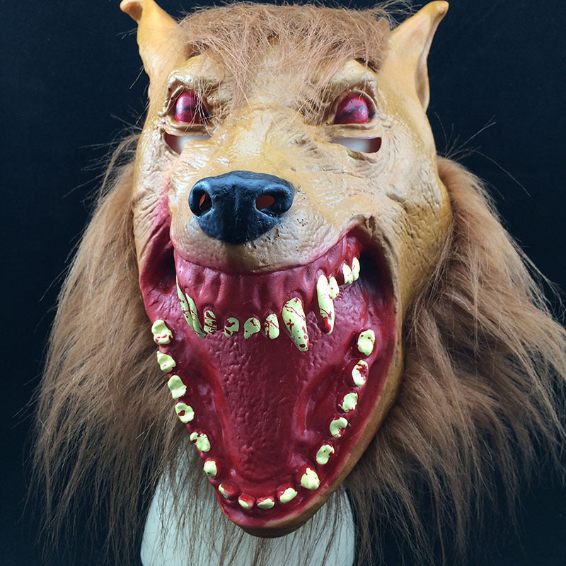 Halloween Half Human Monster Latex Mask