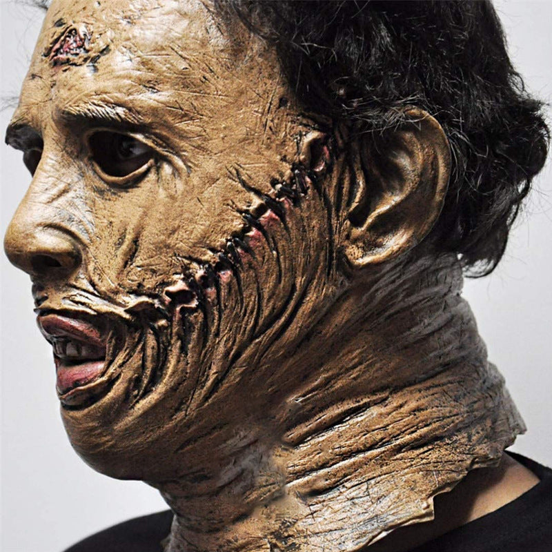 Texas Chainsaw Massacre Leatherface Mask Halloween Horror Fancy Dress Party Cosplay Latex Masks