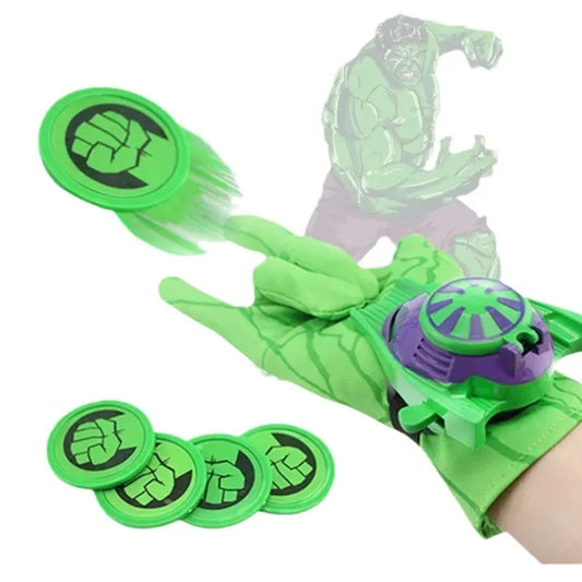 Childrens Anime Launcher Glove Toy Spider Man Hulk Iron Man Glove Cosplay Costume