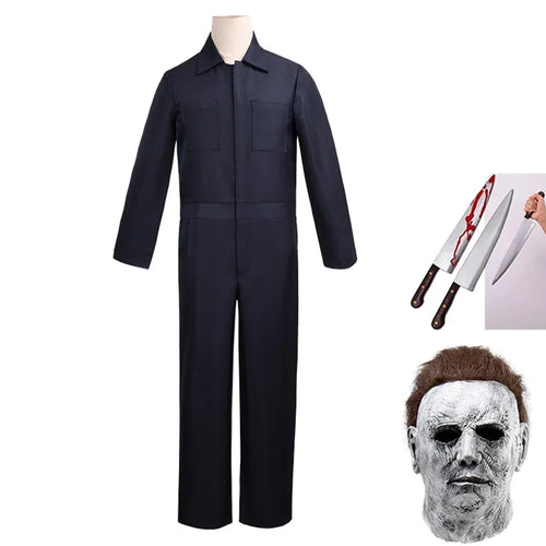 Halloween Cosplay Doodt Myers Cosplay Kostuum Bloederige Kleding