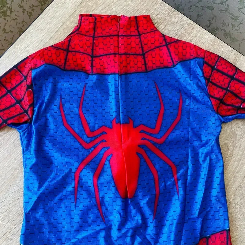 Kids Superhero Spider Man Costume Spandex Jumpsuit Costume