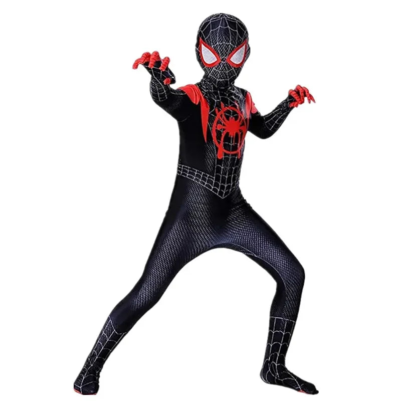 Kids Superhero Spider Man Costume Spandex Jumpsuit Costume