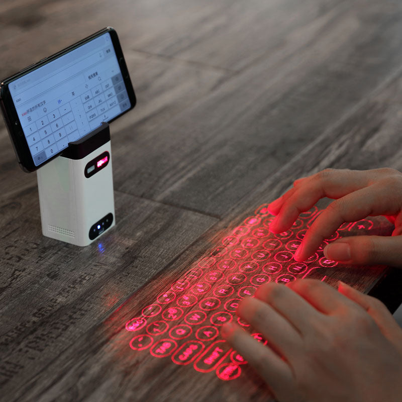 Virtual Laser Touch Projector Bluetooth Wireless Keyboard for Computer iphone iPad Laptop