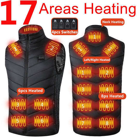 Men Electric Heating Bodywarmer Vest Jacket