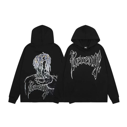 Fashion Skull Casual Winter Oversized Hoodie