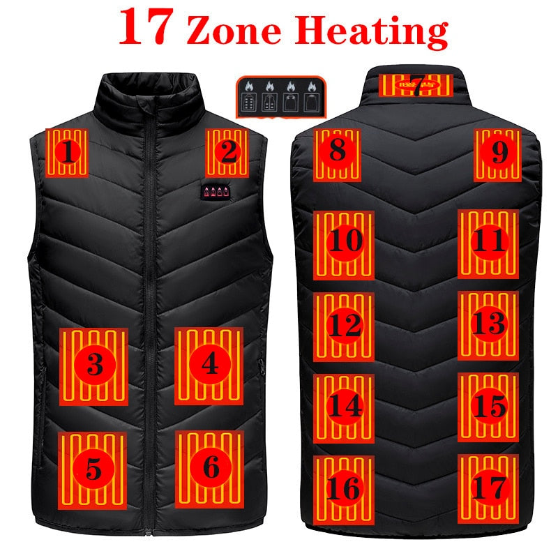 Men Electric Heating Bodywarmer Vest Jacket