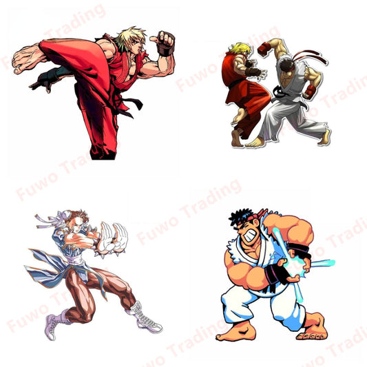Street Fighter Decal Waterproof Surfboard Window Motorcycle Camper Bumper Truck Laptop Stickers