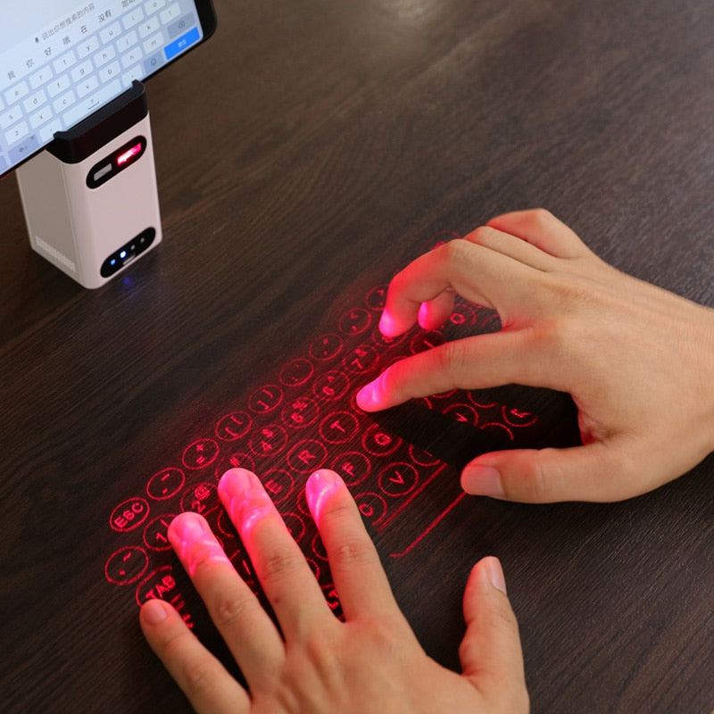 Virtual Laser Touch Projector Bluetooth Wireless Keyboard for Computer iphone iPad Laptop