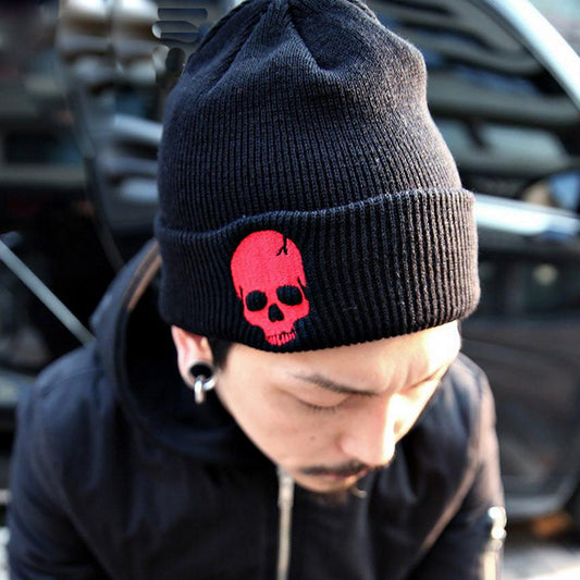 Punk Wool Winter Unisex Skull Bone Knitted Hat