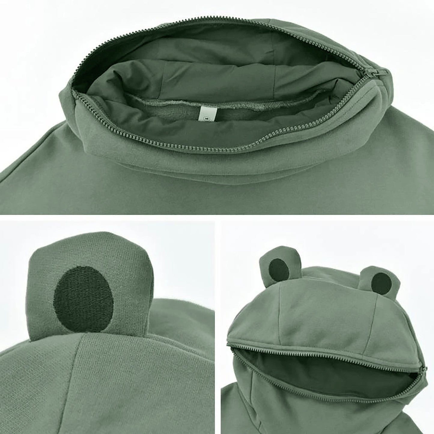 Women Hoodie Frog Pullover Winter Hooded Casual Sweatshirts Women Winter Clothes Pullovers Tops