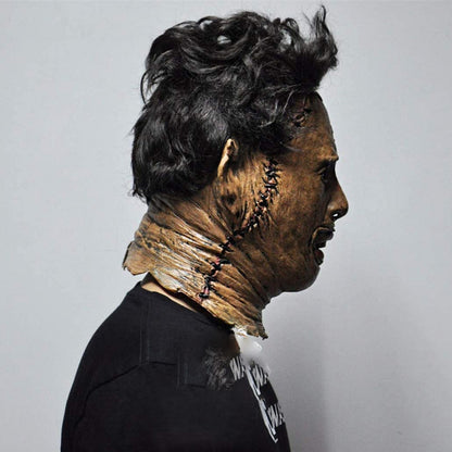 Texas Chainsaw Massacre Leatherface Mask Halloween Horror Fancy Dress Party Cosplay Latex Masks