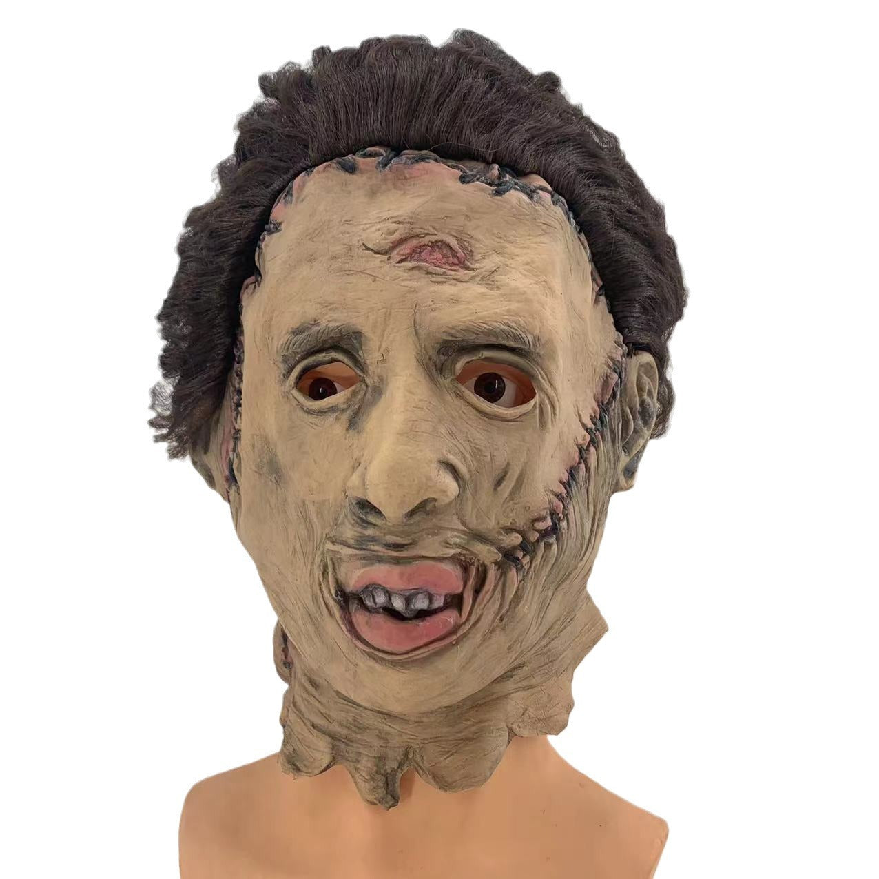 Texas Chainsaw Massacre Leatherface Mask Halloween Horror Fancy Dress Party Cosplay Latex Masks