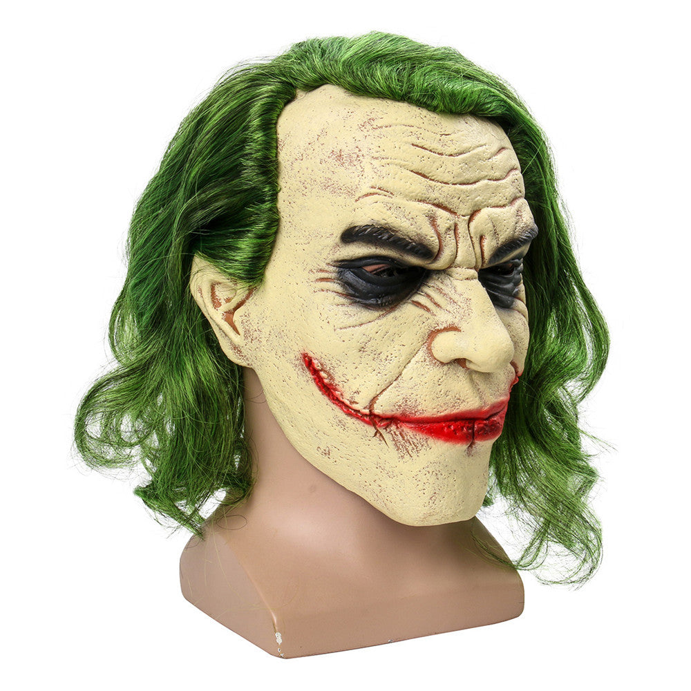 Joker Mask Scary Halloween Latex Masks for Adult Horror Clown Full Head