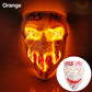 Led Halloween Mask Scary Glowing Mask Cosplay Party Costume