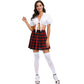 Halloween School Girl Costume Student Uniform Temptation Cosplay for Nightclub