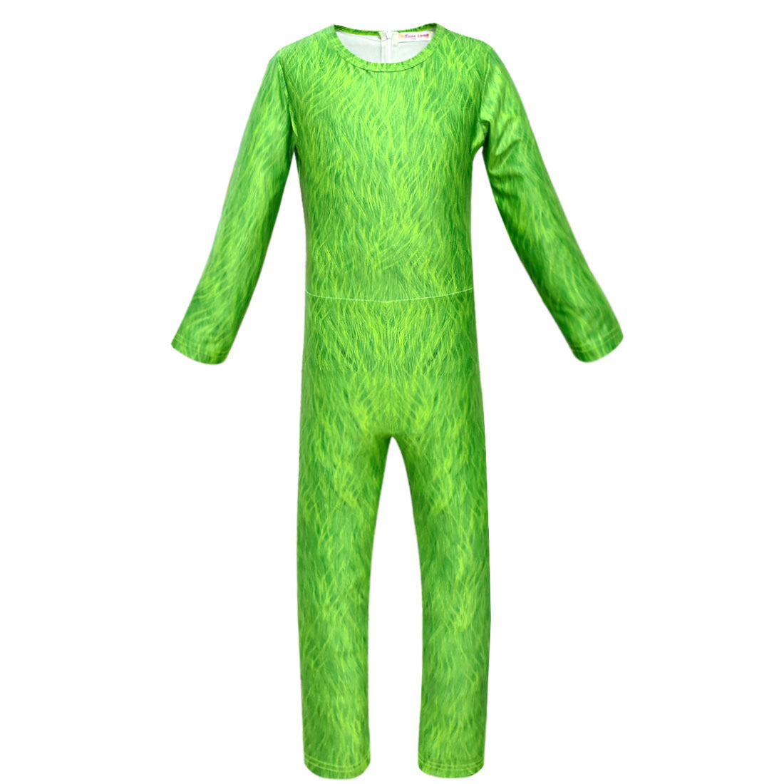 Halloween  Christmas Kids  Cosplay Green Hair Monster Jumpsuit Costume