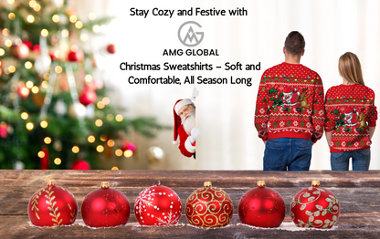 Funny Ugly Unisex Christmas sweater Festive Theme Go Jesus Its Your Birthday & Elf Print Sweatshirt Soft Gift Tops  Large  Green
