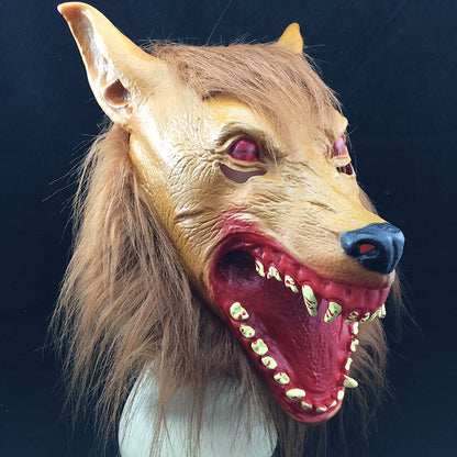 Halloween Half Human Monster  Latex Mask
