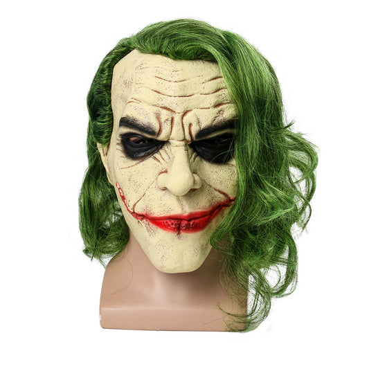 Joker Mask Scary Halloween Latex Masks for Adult Horror Clown Full Head