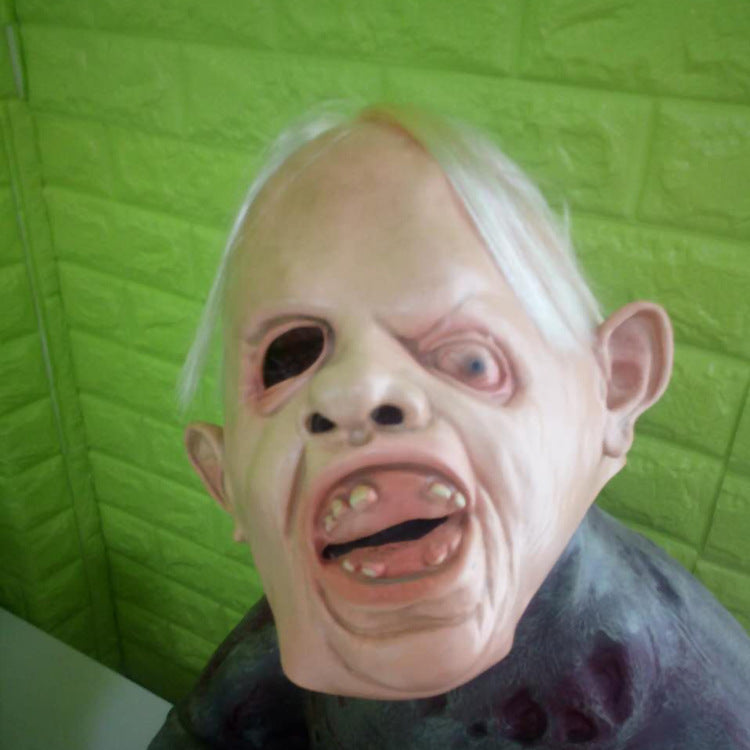 Halloween Horror One-Eyed Scary Zombie Joker Haunted House Latex Mask