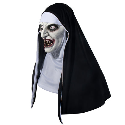 Nun Scary Latex Mask - Perfect for Halloween Costumes and Scaring Friends - Realistic Look and Comfortable Fit.…