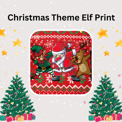 Funny Ugly Unisex Christmas sweater Festive Theme Go Jesus Its Your Birthday & Elf Print Sweatshirt Soft Gift Tops  Large  Green