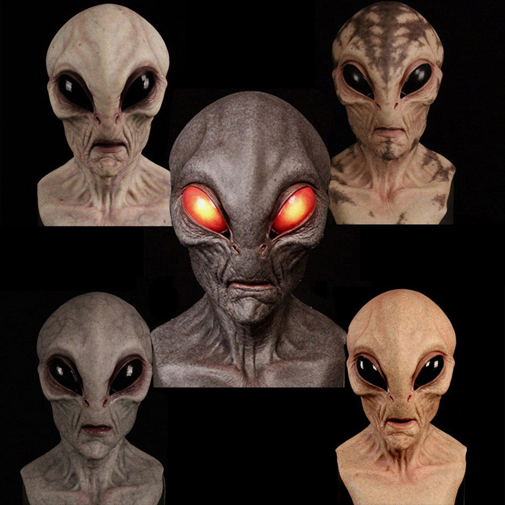 Halloween UFO Scary Magic Skull Horrible Horror Alien Mask  Headgear