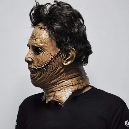 Texas Chainsaw Massacre Leatherface Mask Halloween Horror Fancy Dress Party Cosplay Latex Masks