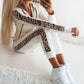 Women 2Pcs Set Sport Tracksuit Pants Set Jogger Ladies Casual  Autumn Streetwear