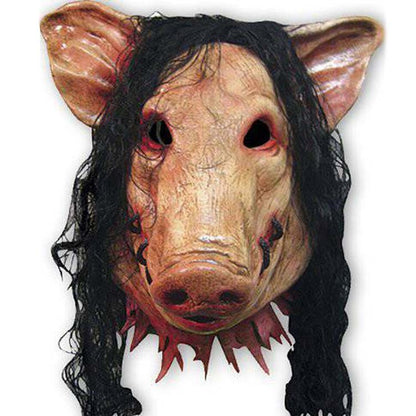 The Pig Animal Jigsaw  Headgear Horror saw Pig Mask