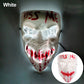 Led Halloween Mask Scary Glowing Mask Cosplay Party Costume