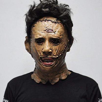 Texas Chainsaw Massacre Leatherface Mask Halloween Horror Fancy Dress Party Cosplay Latex Masks