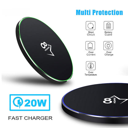 Arkade 87 W8 Wireless Charging Pad with 3.3ft Type-C USB Charging Cable