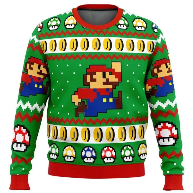 Christmas 3D Ugly Sweater Santa Claus Pullover Sweatshirt