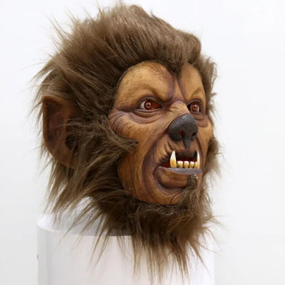 Horror Scary Beast Werewolf Mask Demon Halloween Moonnight Wolf Cosplay Costume
