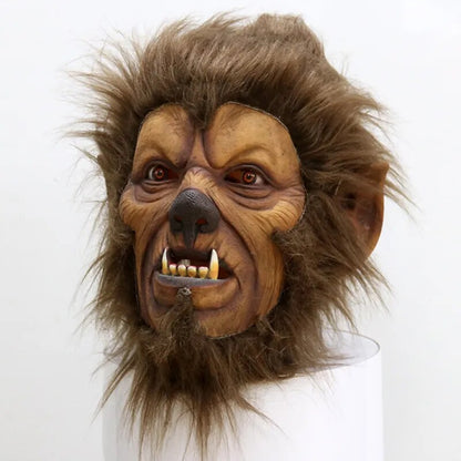 Horror Scary Beast Werewolf Mask Demon Halloween Moonnight Wolf Cosplay Costume