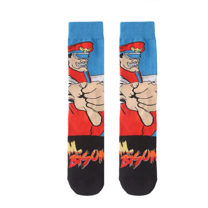 High Quality Anime Street Fighter Sock Cosplay