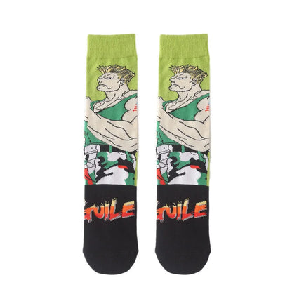 High Quality Anime Street Fighter Sock Cosplay