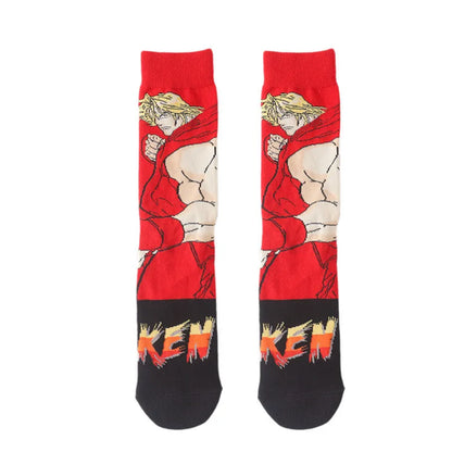High Quality Anime Street Fighter Sock Cosplay