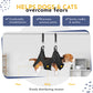 Small Dog Grooming Hammock - Pet Hammock for Grooming and Trimming Nails - With Comb, Nail Trimmer, Nail File - Dog Grooming Harness Sling for Nail Clipping - Hanging Restraint Holder for Dogs or Cat