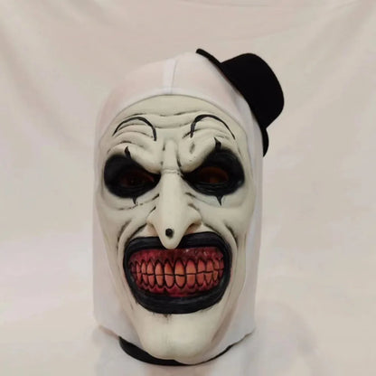 High Quality Terrifier Latex Scary Cosplay Mask Realistic Unisex Halloween Clown