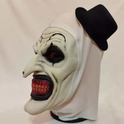High Quality Terrifier Latex Scary Cosplay Mask Realistic Unisex Halloween Clown