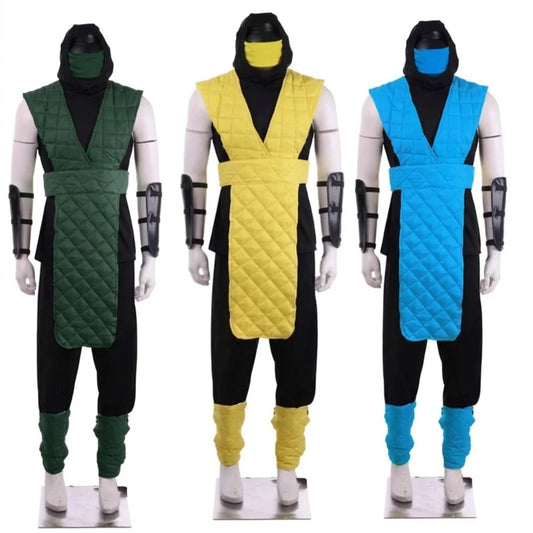 Game Mortal X Scorpion Costume Sub-Zero Cosplay