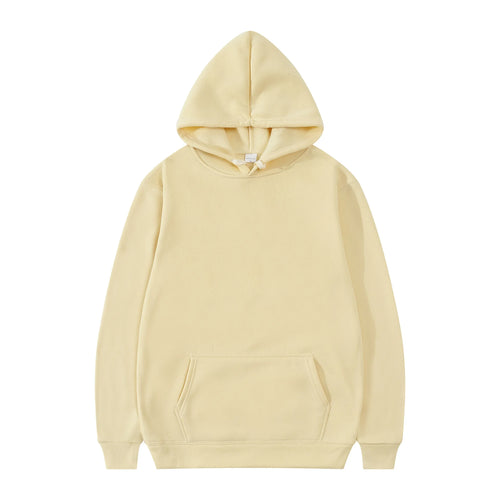 Men Fashion Hooded Sweatshirt Pullover Hoodie Unisex Black White