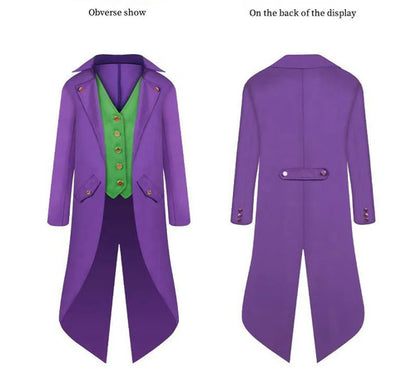 Steampunk Gothic Medieval Tailcoat Cosplay Costume, Tailcoat Jacket &