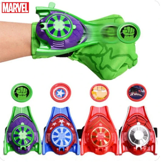 Childrens Anime Launcher Glove Toy Spider Man Hulk Iron Man Glove Cosplay Costume