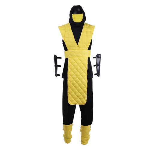 Game Mortal X Scorpion Costume Sub-Zero Cosplay