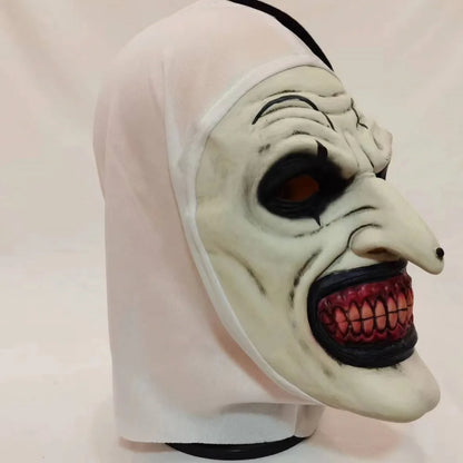 High Quality Terrifier Latex Scary Cosplay Mask Realistic Unisex Halloween Clown